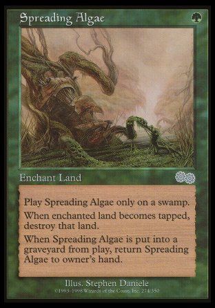 Spreading Algae (Urza's Saga) Trading Card