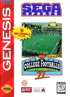 College Football's National Championship II Video Game