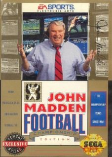 John Madden Football Championship Edition Video Game