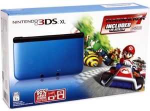 Nintendo 3DS XL [Blue/Black with Mario Kart 7]