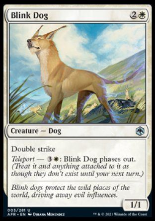 Blink Dog (Dungeons & Dragons: Adventures in the Forgotten Realms) Trading Card