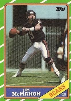 Jim McMahon 1986 Topps #10 Sports Card