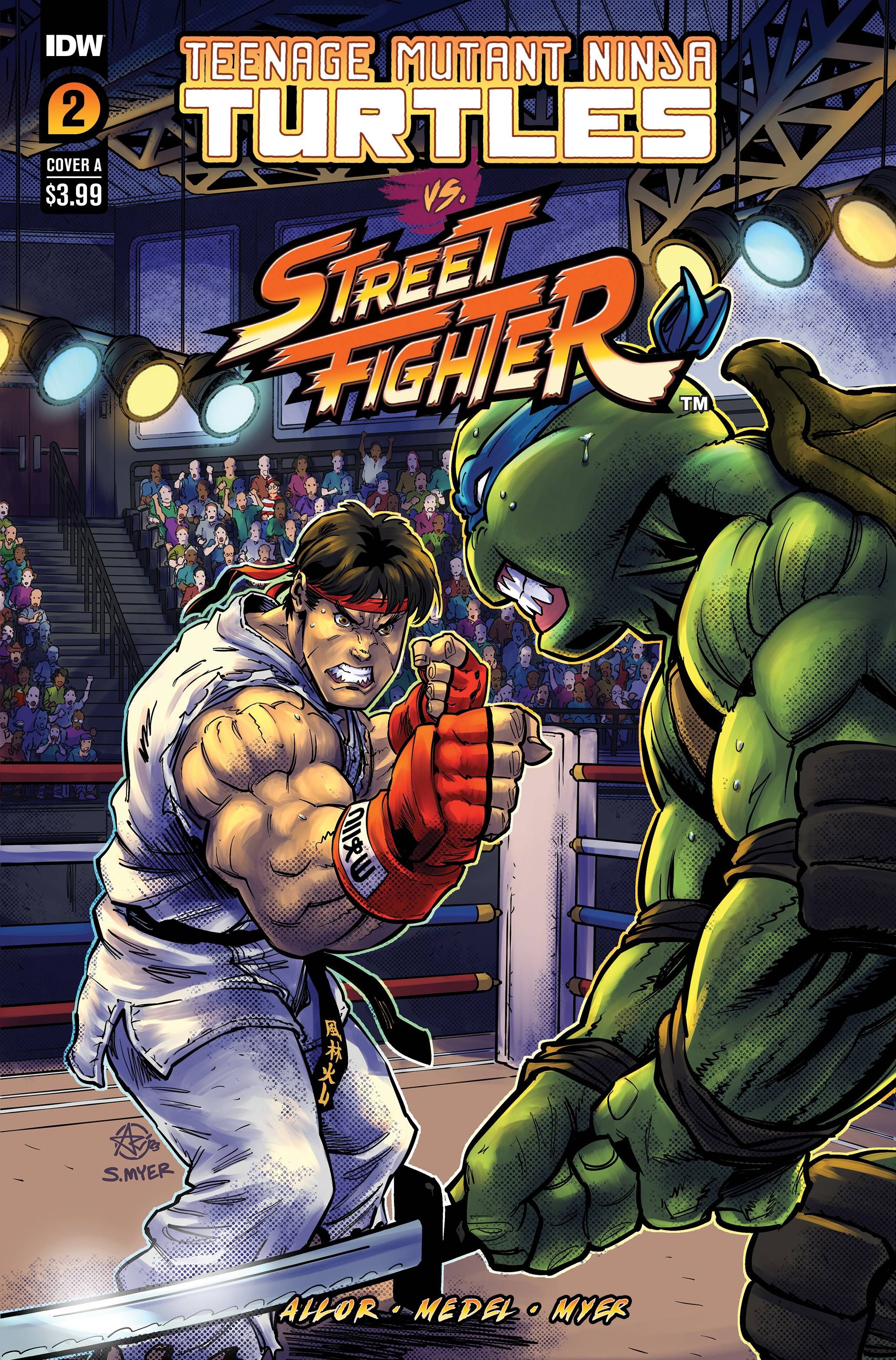 Teenage Mutant Ninja Turtles vs. Street Fighter #2 Comic