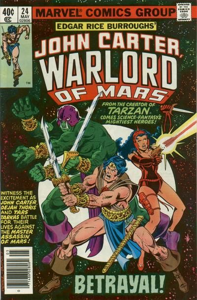 John Carter Warlord of Mars #24 Comic