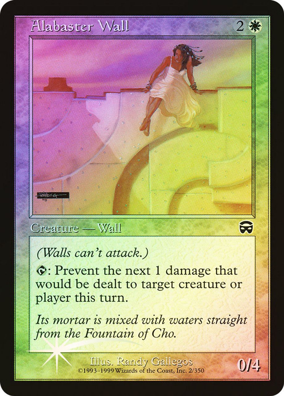 Alabaster Wall (Mercadian Masques - Foil) Trading Card