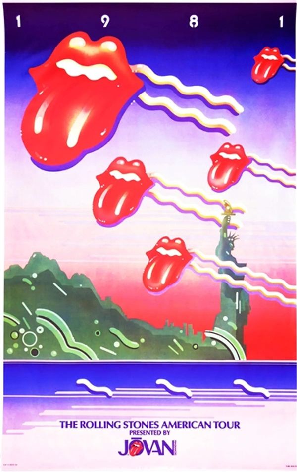The Rolling Stones American Tour Poster 1981