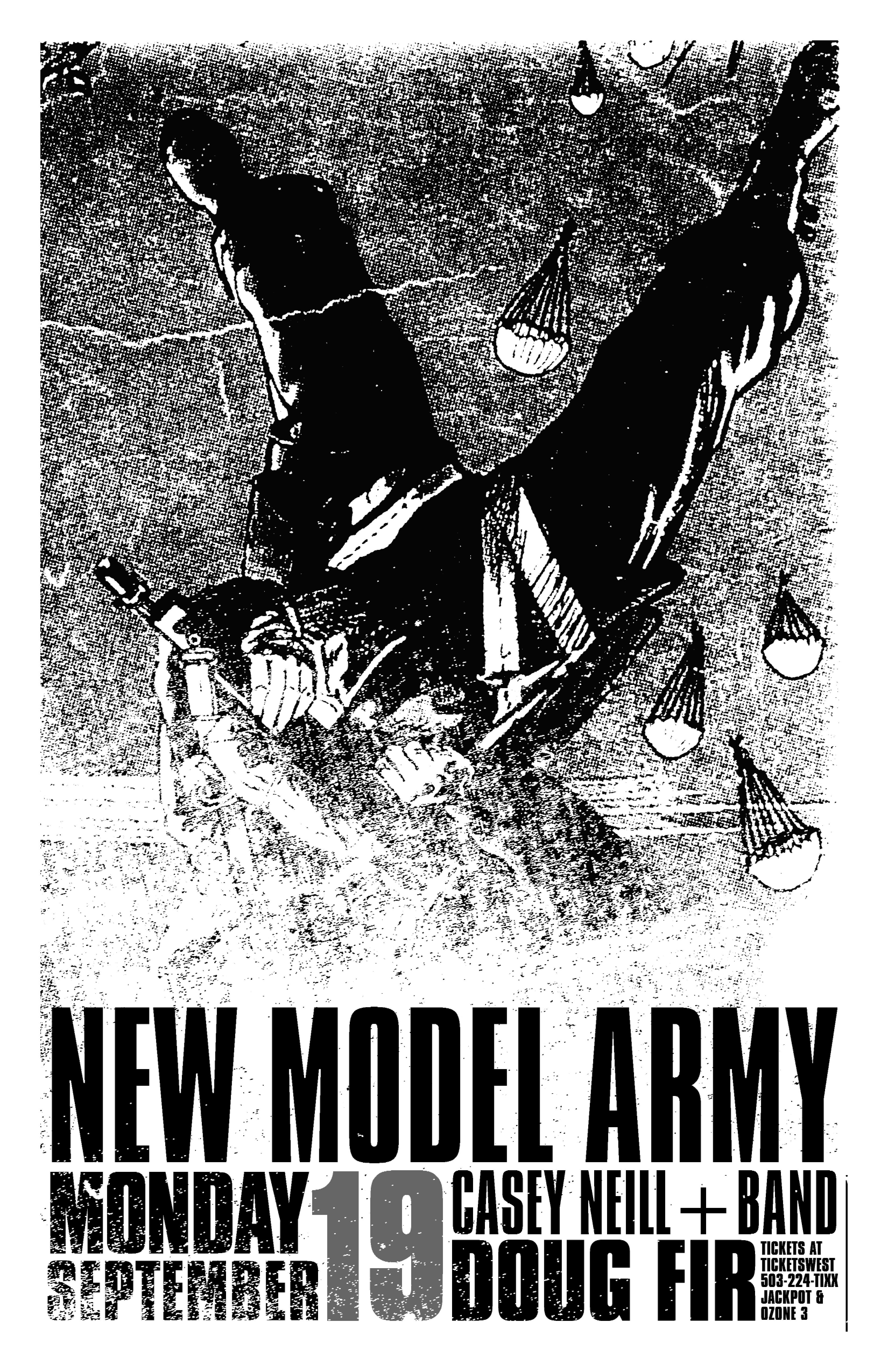 MXP-140.27 New Model Army 2012 Doug Fir  Sep 19 Concert Poster