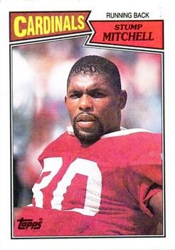 Stump Mitchell 1987 Topps #330 Sports Card