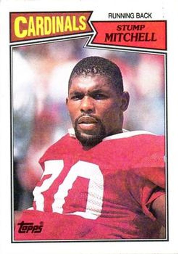 Stump Mitchell 1987 Topps #330