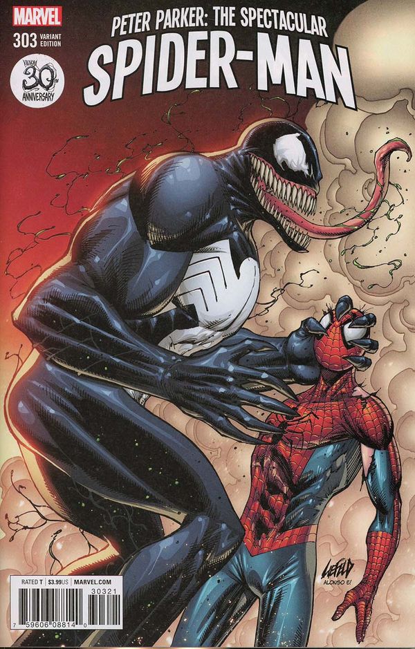 Peter Parker: The Spectacular Spider-man #303 (Venom 30th Variant Leg)