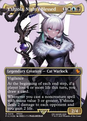 Y'shtola, Night's Blessed (Final Fantasy Commander - Borderless Surge Foil)
