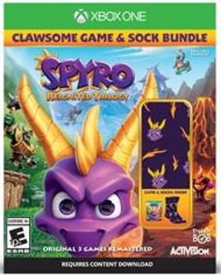 Spyro Reignited Trilogy [Clawsome Game & Sock Bundle] Video Game
