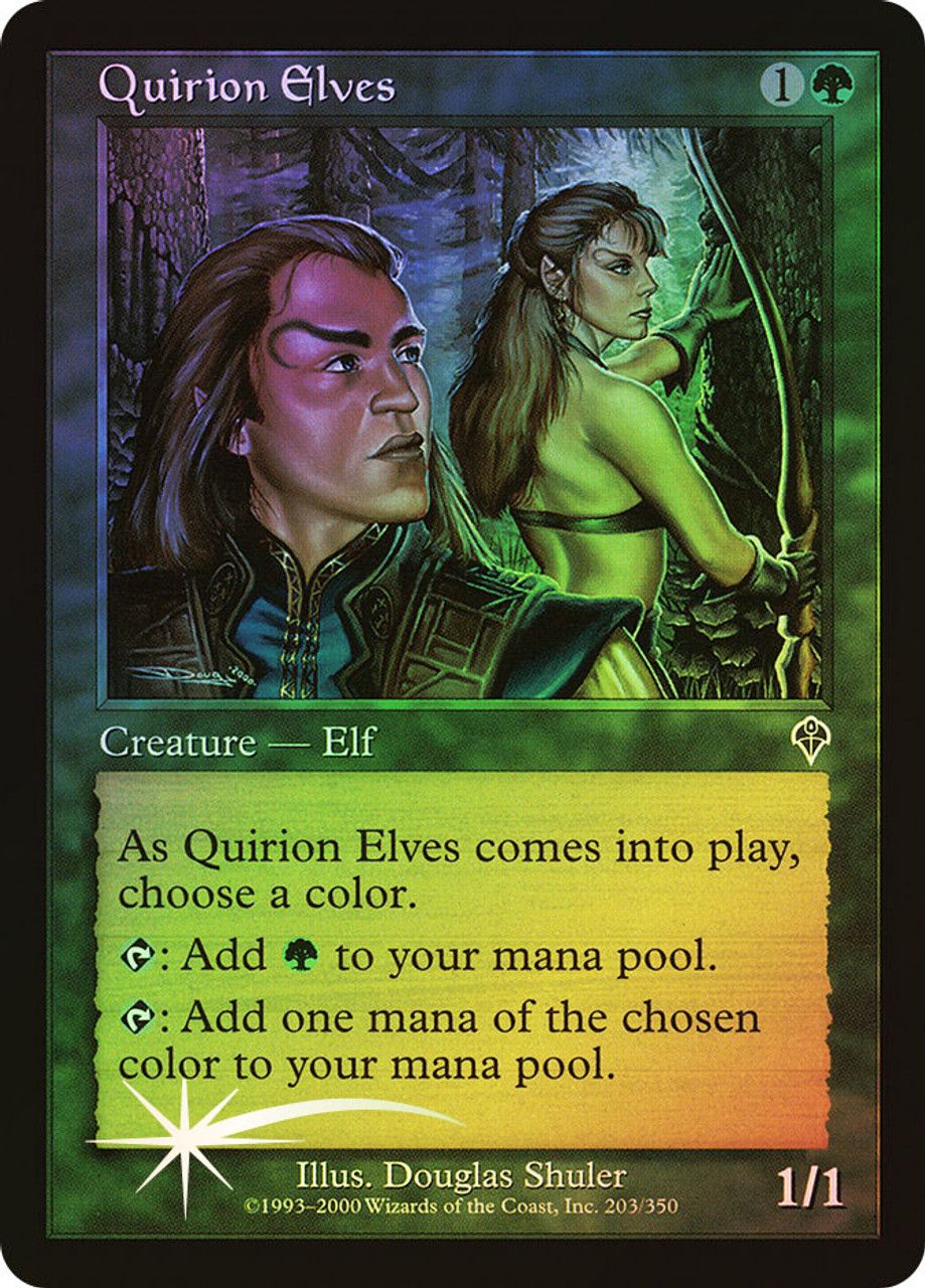 Quirion Elves (Invasion - Foil) Trading Card