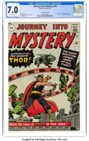 Journey into Mystery #83 (U.K. Price Variant)