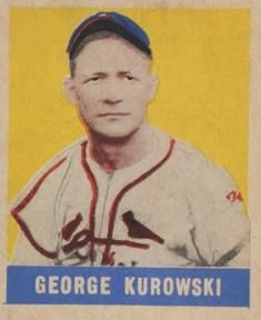 George Kurowski 1948 Leaf #81 Sports Card
