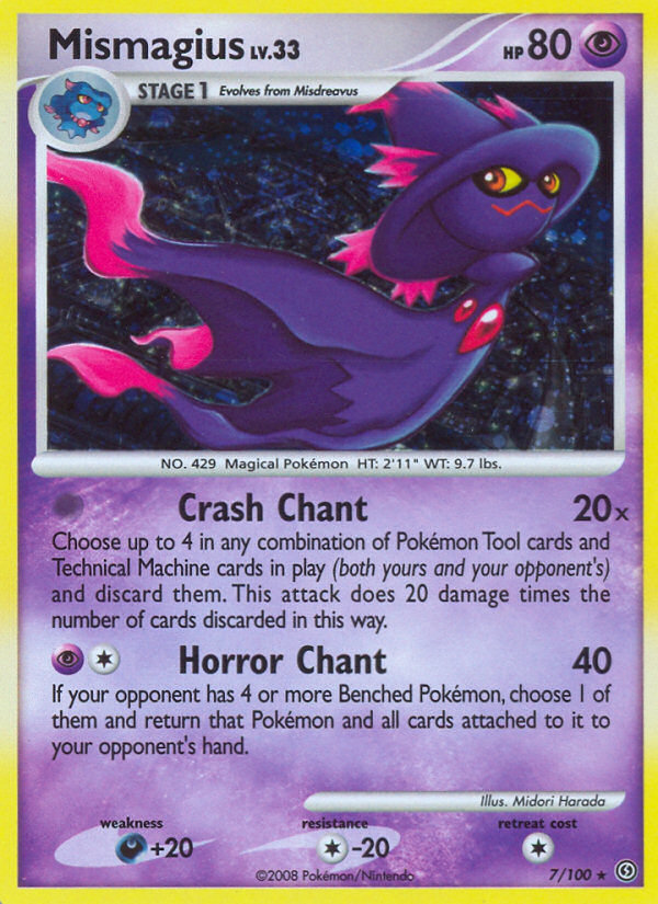 Mismagius (7/100) - Stormfront Pokémon Card