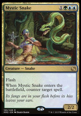 Mystic Snake (Modern Masters 2015) Trading Card