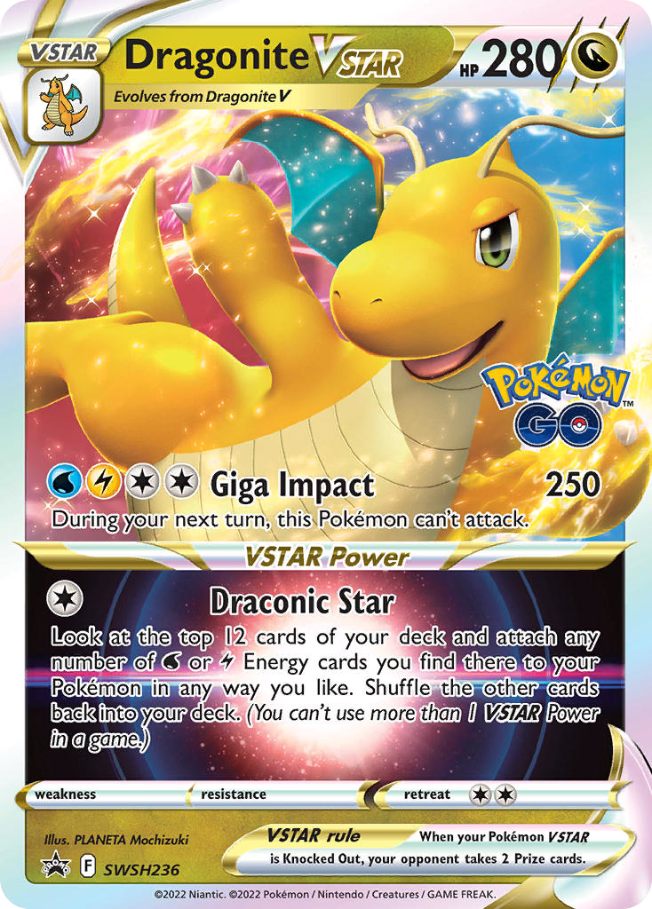 Dragonite Pokémon Card