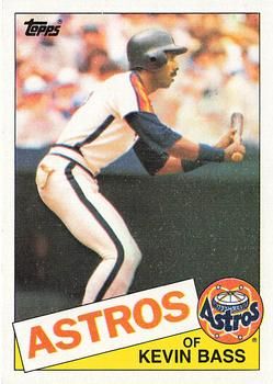 KEVIN BASS HOUSTON ASTROS 1987 TOPPS CARD #85