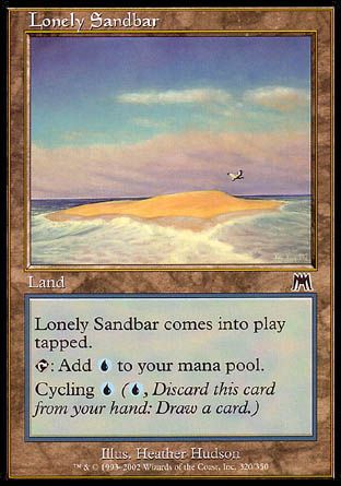 Lonely Sandbar (Onslaught) Trading Card