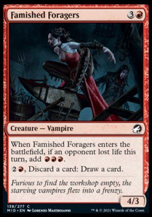 Famished Foragers (Innistrad: Midnight Hunt) Trading Card