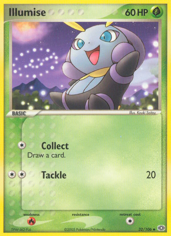 Illumise (32/106) - Emerald Pokémon Card