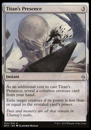 Titan's Presence (Battle for Zendikar)