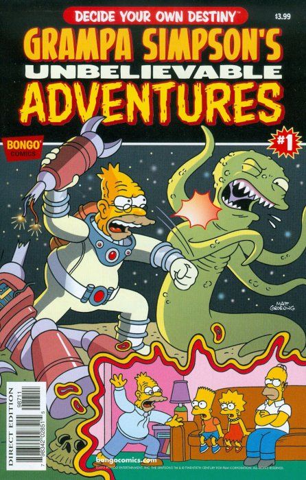 Simpsons One-Shot Wonders: Grandpa #1 Comic