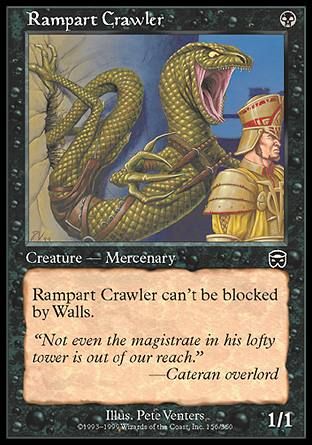 Rampart Crawler (Mercadian Masques) Trading Card