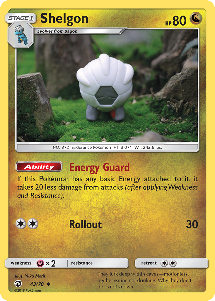 Shelgon (43/70) - Dragon Majesty Pokémon Card