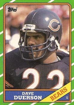 Dave Duerson 1986 Topps #27 Sports Card