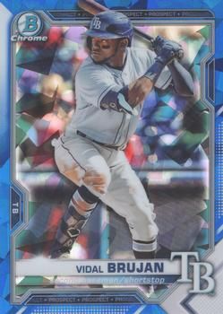 Vidal Brujan 2021 Bowman Sapphire Edition Baseball #BCP-19 Sports Card