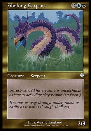 Slinking Serpent (Invasion) Trading Card