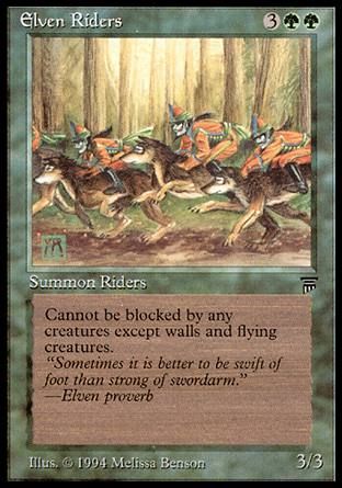 Elven Riders (Legends) Trading Card