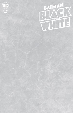 Batman Black and White #1 (Blank Variant)