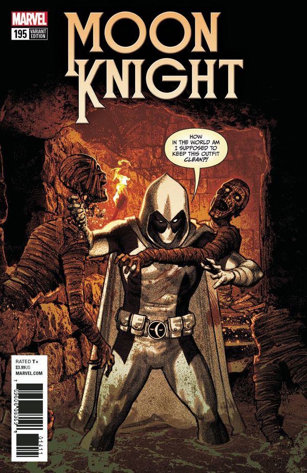 Moon Knight #195 (Smallwood Deadpool Variant Leg)