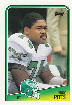 Mike Pitts 1988 Topps #243 Sports Card