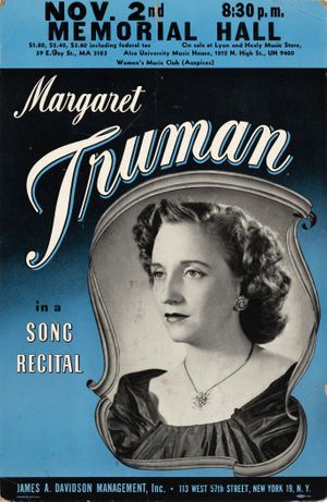 Margaret Truman Memorial Hall 1950