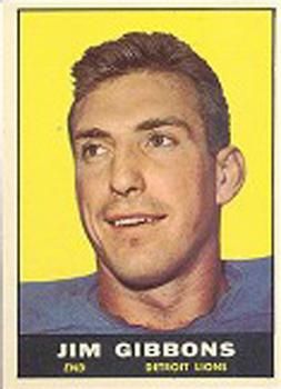 Jim Gibbons 1961 Topps #33 Sports Card