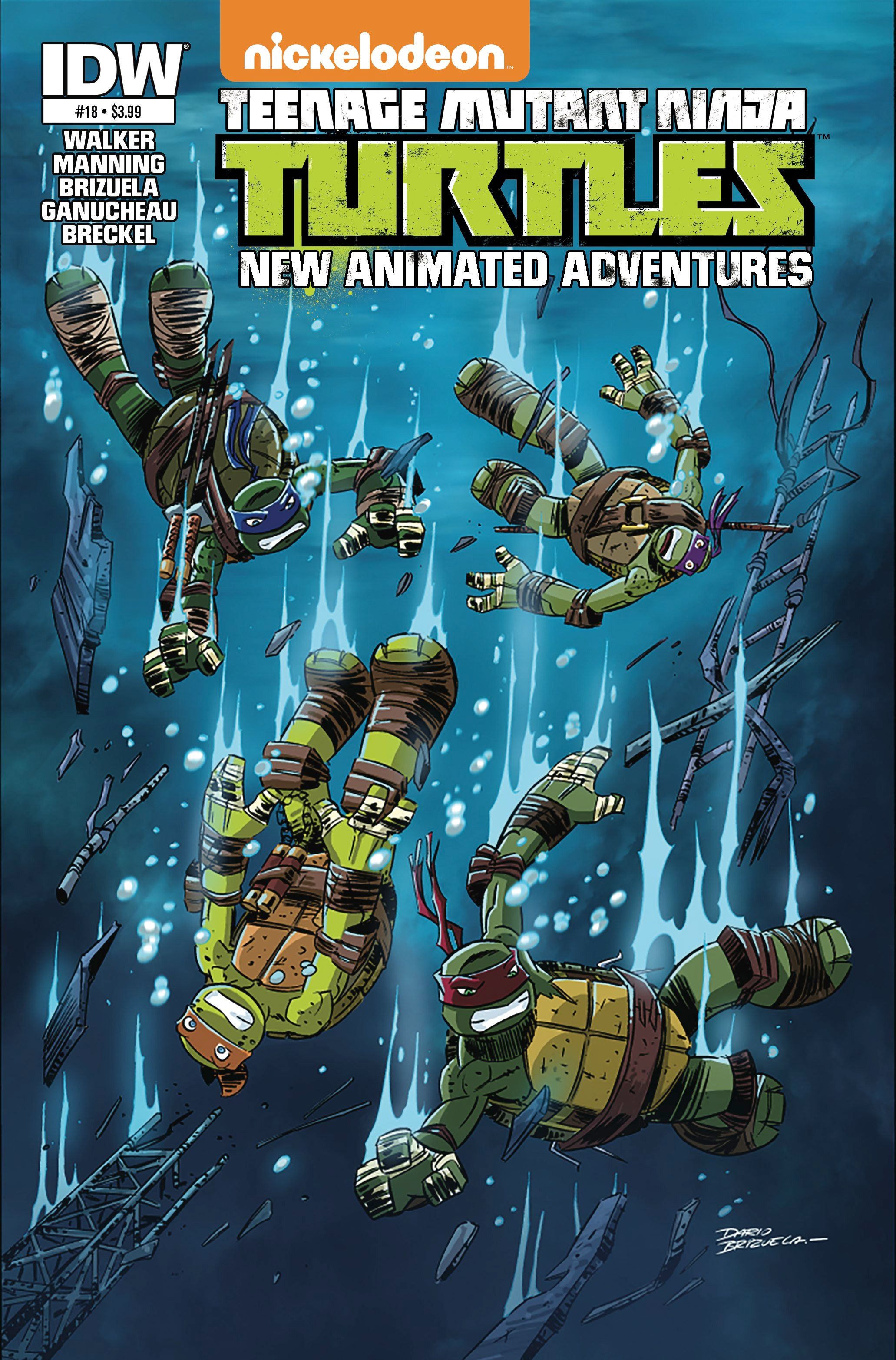TMNT: New Animated Adventures #18 Comic