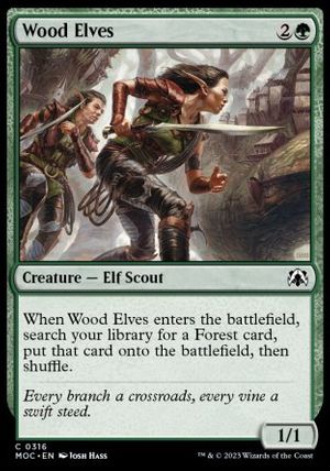 Wood Elves (March of the Machine Commander Decks)