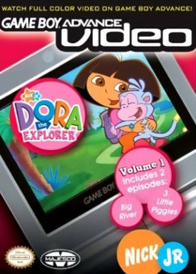 GBA Video: Dora The Explorer Volume 1 Video Game