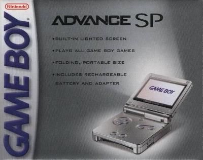 Game Boy Advance SP [Platinum] Video Game