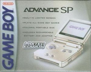 Game Boy Advance SP [Pearl White]