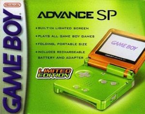 Game Boy Advance SP [Spice / Lime]