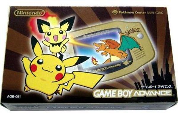 Pokémon Center New York Limited Edition Gold Game Boy Advance COMPLETE  authentic