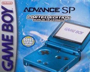 Game Boy Advance SP [Limited Edition Surf Blue Version]