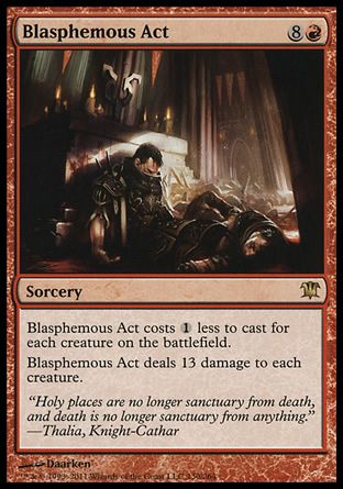 Blasphemous Act (Innistrad) Trading Card