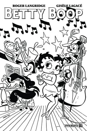 Betty Boop #2 (Cover C 15 Copy Bone B&w Cover)