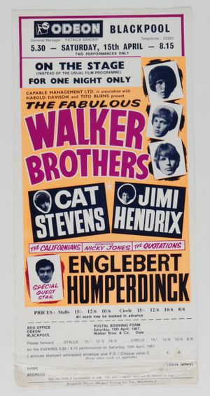 The Walker Brothers ODEON BLACKPOOL THEATRE